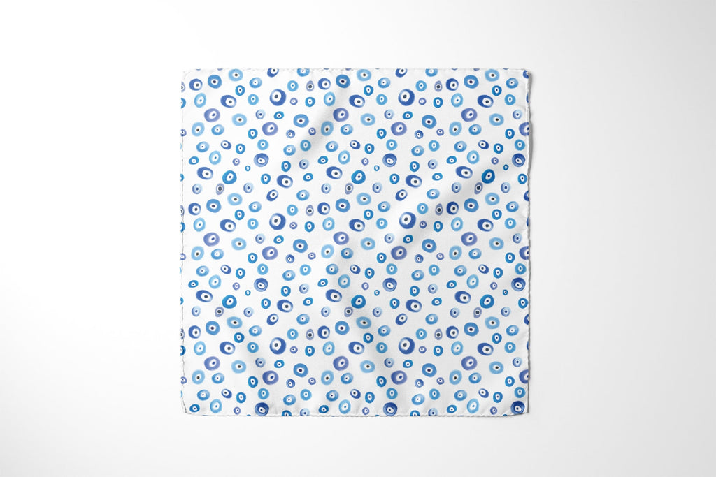 All Eyes On Me Pocket Square RARE CUT 