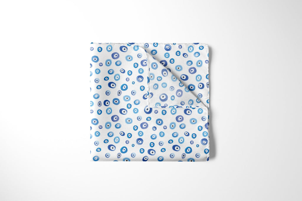 All Eyes On Me Pocket Square RARE CUT 