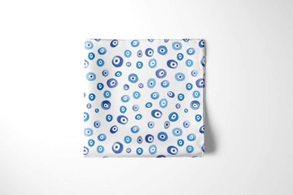 All Eyes On Me Pocket Square RARE CUT 