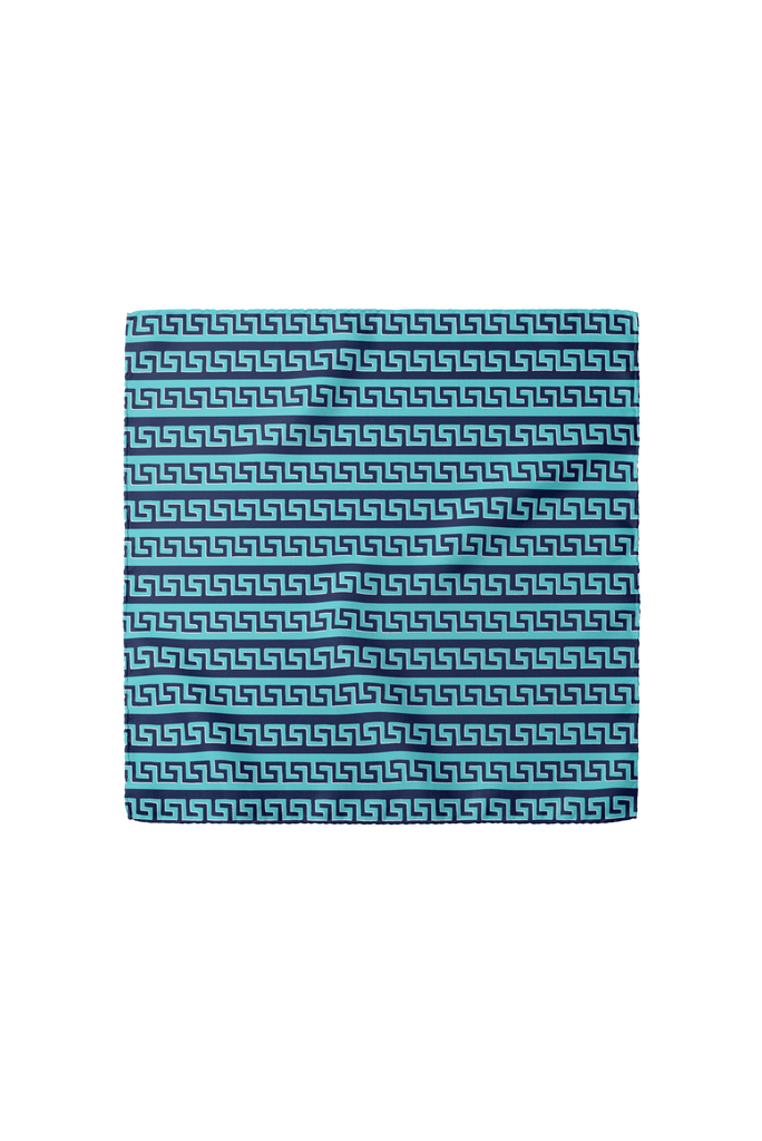 Greek Keys Greek, blue RARE CUT 