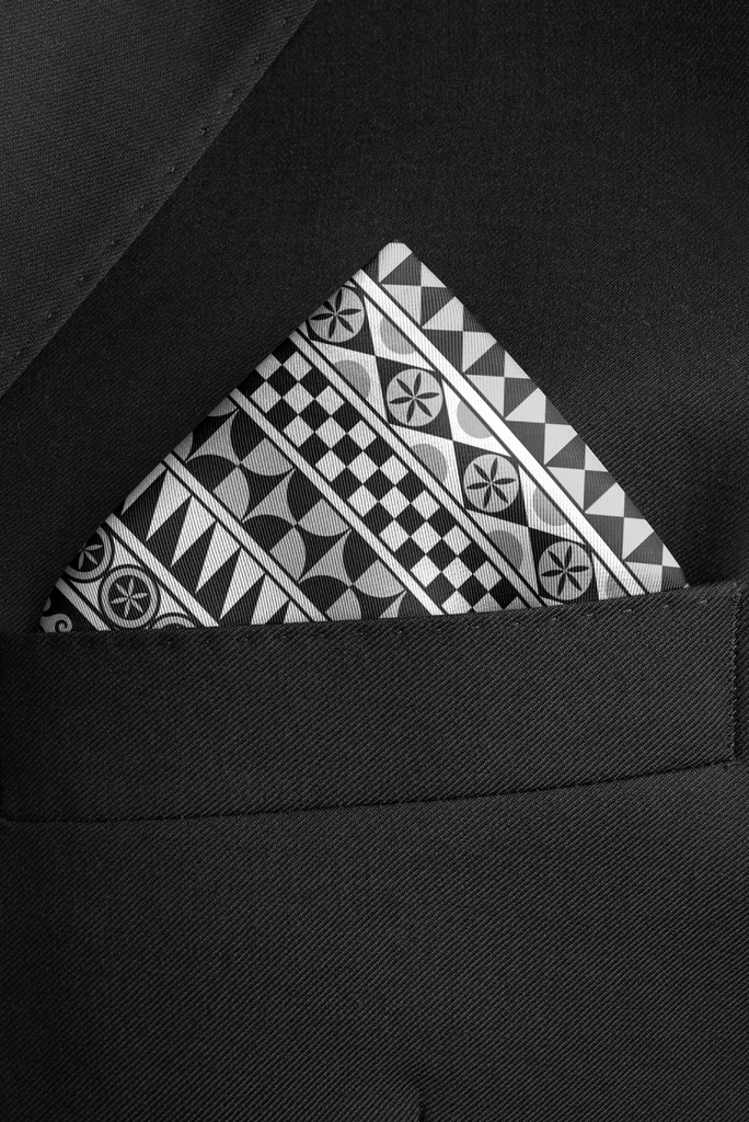 Pyrgi - Black & White Greek, black, white RARE CUT 