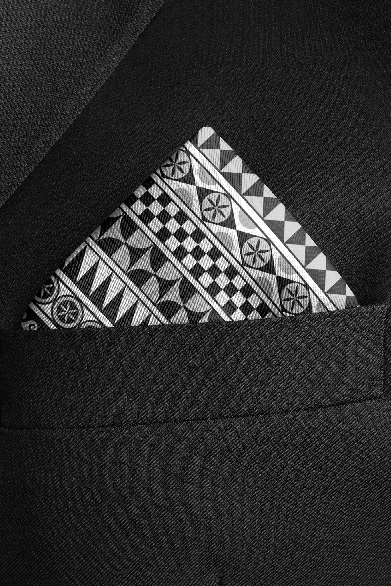 Pyrgi - Black & White Greek, black, white RARE CUT 