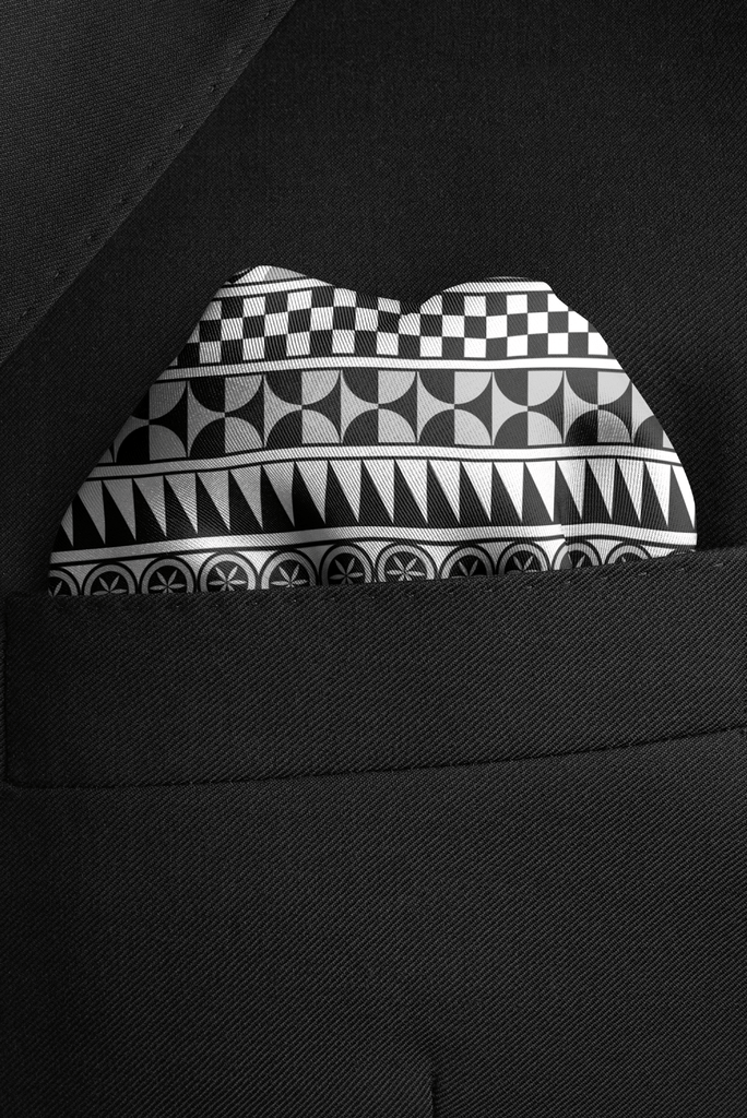 Pyrgi - Black & White Greek, black, white RARE CUT 