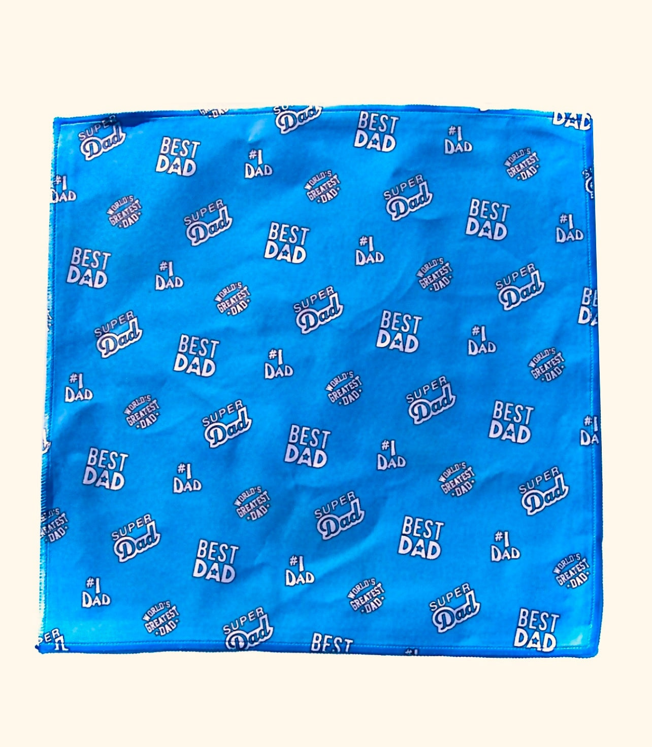 Best Dad Pocket Square RARE CUT 