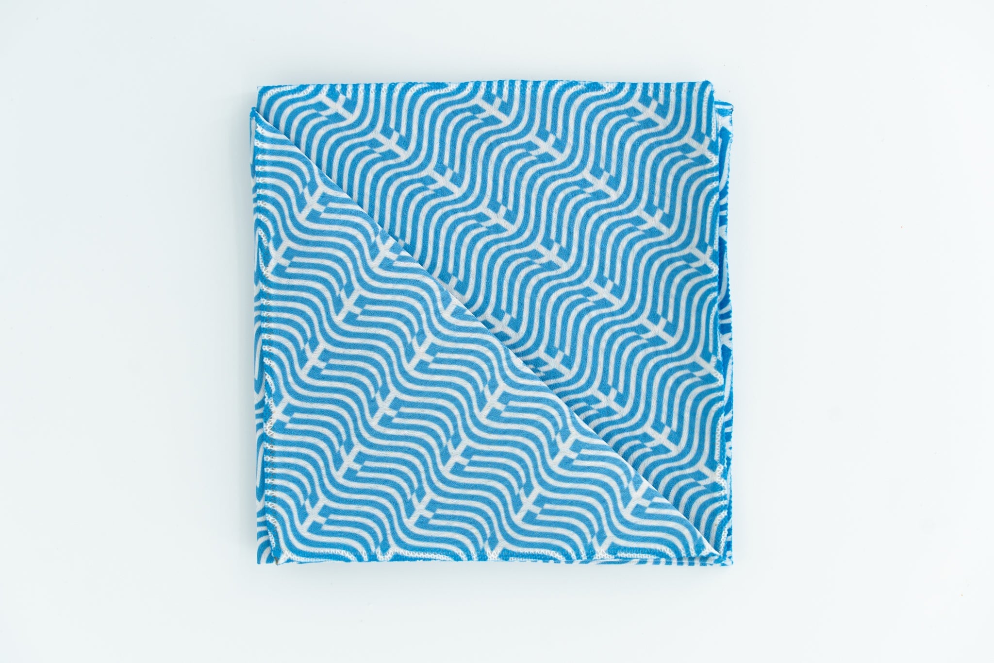 Ellada Mou Pocket Square RARE CUT 