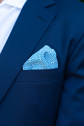 Ellada Mou Pocket Square RARE CUT 