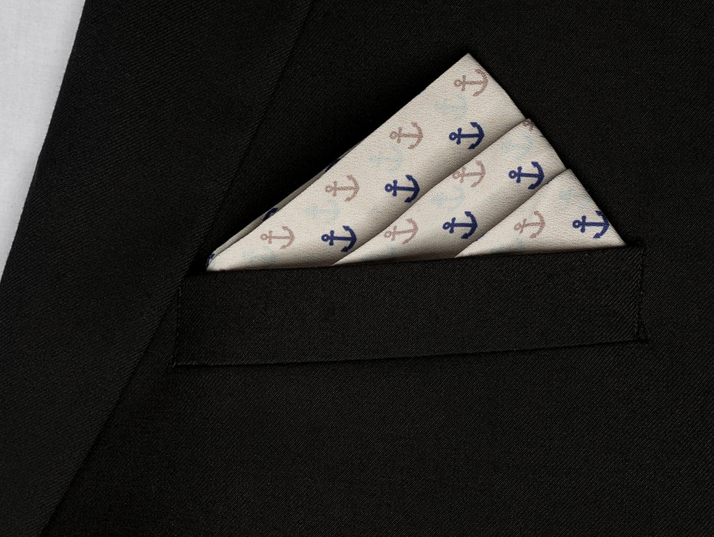 Feelin' Nauti Pocket Square RARE CUT 