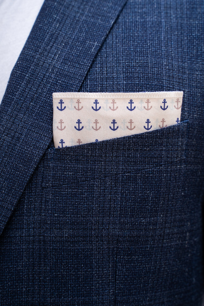 Feelin' Nauti Pocket Square RARE CUT 