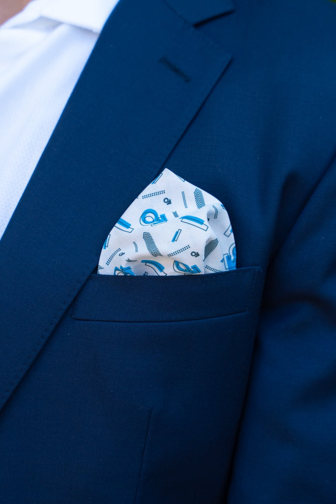 Men's Health Week Pocket Square RARE CUT 