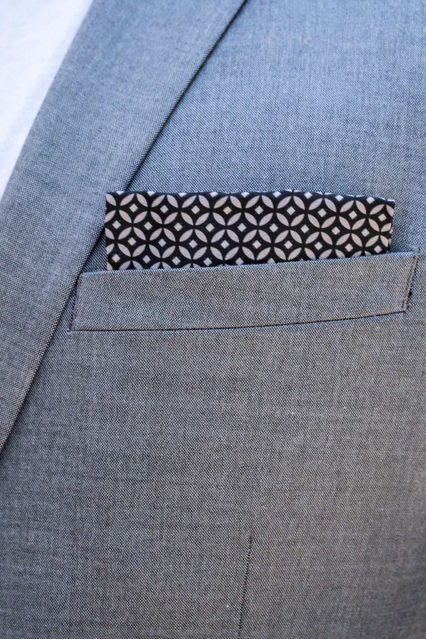 Moondance Pocket Square RARE CUT 