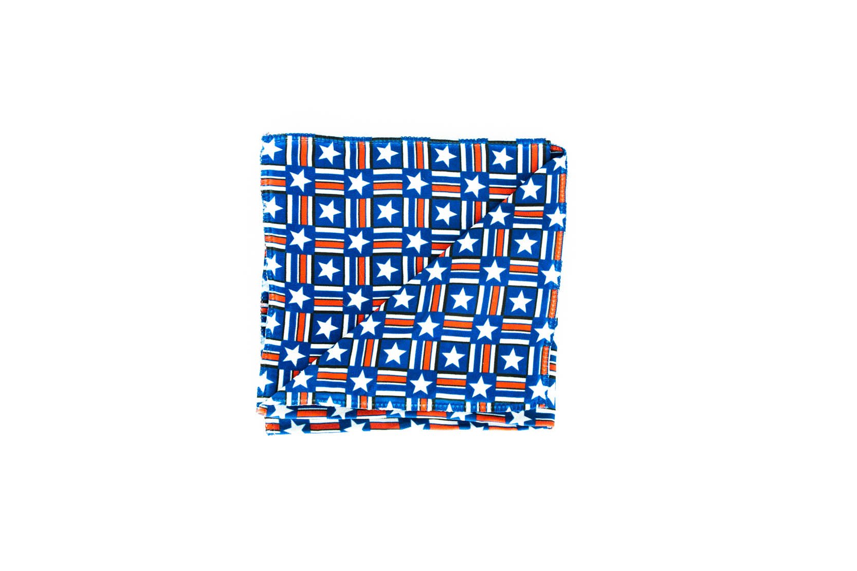 RARE CUT's Old Glory Pocket Square