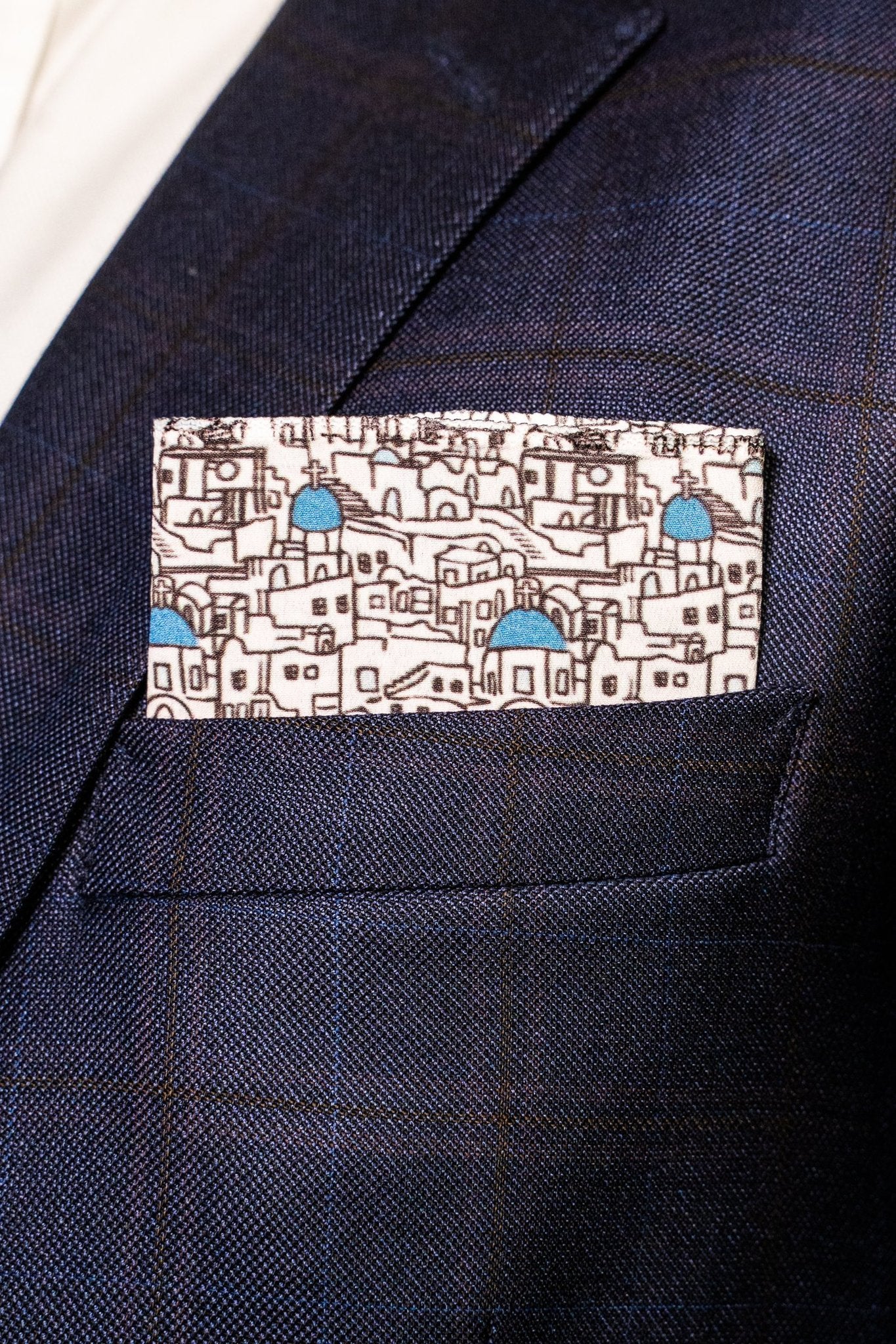 RARE CUT Pocket Square RARE CUT Santorini 