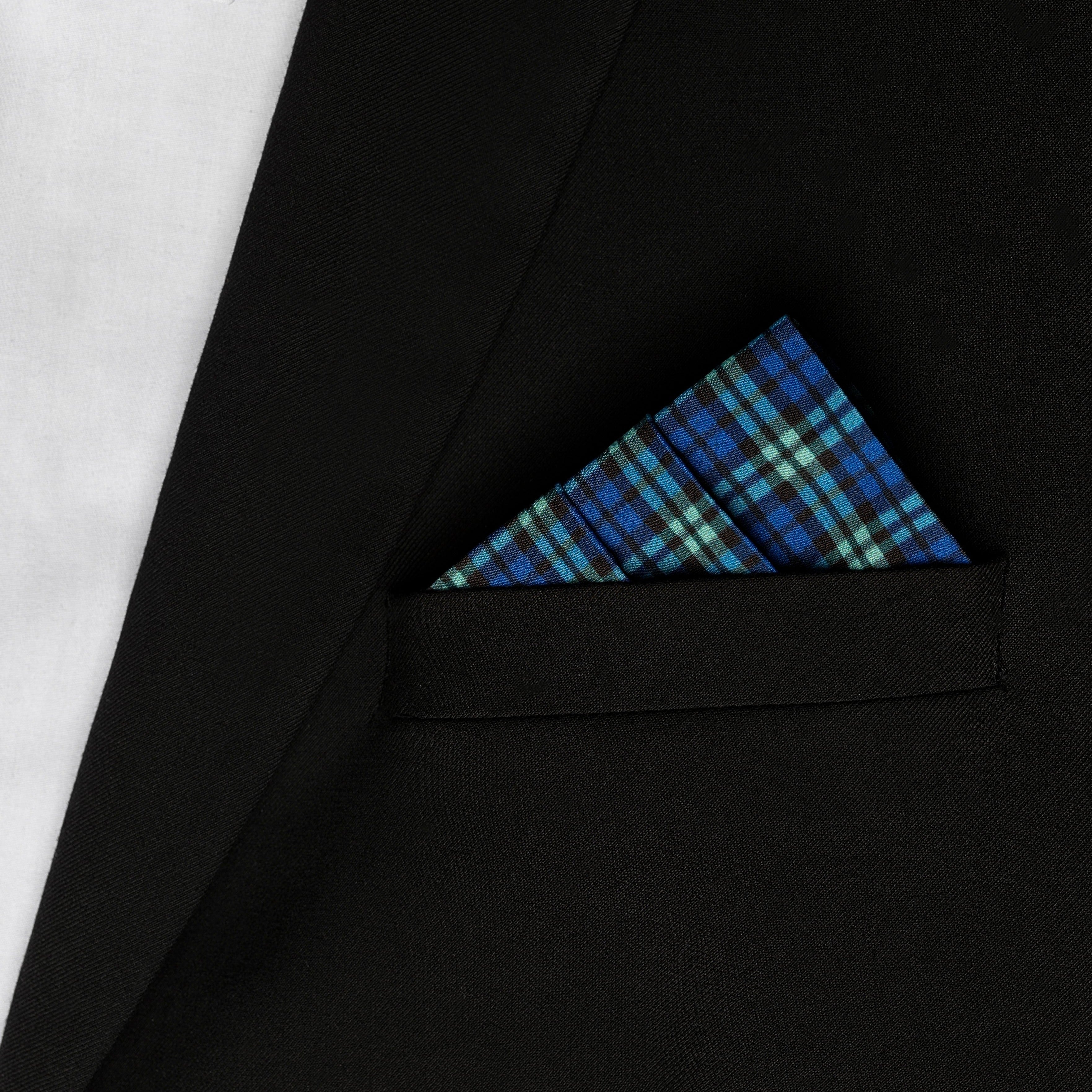 Shades of Earth Pocket Square RARE CUT 
