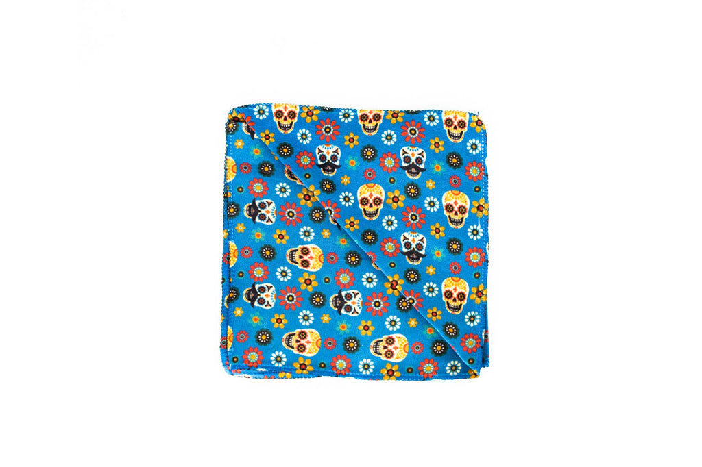 RARE CUT's Sugar Skulls 2.0 Pocket Square